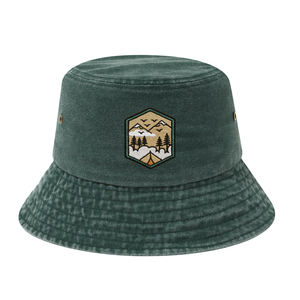 Chapeau Bob en Tissu Denim Coton Lavé avec Patch Brodé Personnalisé, Taille Unique pour Adultes, Idéal pour les Activités de Plein Air (Vente en Gros) - Product Image 2