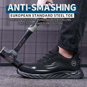 नए सांस लेने योग्य, हल्के, शॉकप्रूफ, पंक्चर-प्रतिरोधी कार्य जूते और टिकाऊ पुरुषों के सुरक्षा जूते - Product Image 2