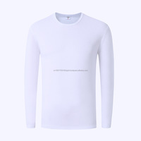 T-shirt de marathon unisexe à manches longues, extensible dans 4 directions, séchage rapide, coupe classique, impression par sublimation personnalisée, logo, écologique, respirant