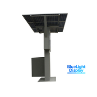 Kiosque publicitaire personnalisé, totem solaire, écran IP66 haute luminosité, 65 à 85 pouces, écran LCD étanche pour extérieur