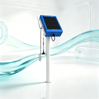 Contrôleur de vanne solaire IoT avec compatibilité capteur d'humidité du sol, station d'irrigation sans fil 4G LoRa pour serre et ferme