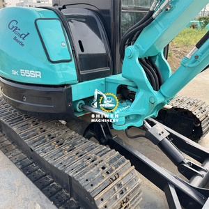 Vente en gros usine de mini-excavatrices sur chenilles compactes d'occasion Kobelco SK55, peu d'heures de fonctionnement, modèles SK55 SK60 SK75 SK200 SK350 SK390 - Product Image 5