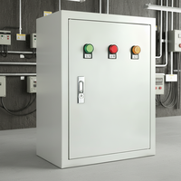 Boîtier de distribution d'énergie d'éclairage de secours triphasé basse tension 380V sur mesure, étanche IP54, en acier inoxydable, pour usage industriel