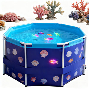 <span class=keywords><strong>Piscine</strong></span> <span class=keywords><strong>à</strong></span> eau ronde en plastique Keyubo 5*1m, robuste pour l'aquaculture, l'élevage de poissons et l'irrigation agricole - Product Image 1