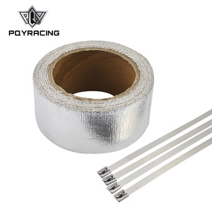 Cinta aislante de aluminio Poyracing de 5 m y 2 pulgadas de ancho para protección térmica de tubos de escape - Product Image 1