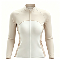 Maillot de cyclisme personnalisé pour femme à manches longues, coupe athlétique, respirant, imprimé, avec gel de compression et grip, anti-odeur, kit d'équipe