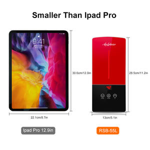 Calentador de Agua Instantáneo sin Tanque, Control Táctil, Elemento Calefactor de Acero Inoxidable, Ahorro de Energía, Resistente al Agua IPX4, Montaje en Pared, Inglés - Product Image 6