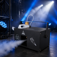 Petite machine à brouillard métallique HS-F16 1000W DMX, emballée en carton, pour scène