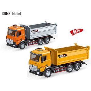 รถดั๊มพ์โลหะผสมกึ่งโลหะ SJY-1736 ขนาด 1/50 ของเล่นจำลองรถก่อสร้าง ของสะสมสำหรับเด็ก - Product Image 2