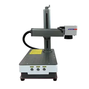 High quality Fiber laser marking machine phone case engraving machine 20w 30w 50w laser for engraving id card