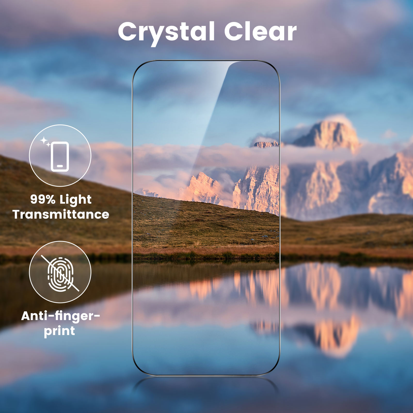 HD Clear Glass+Easy APP