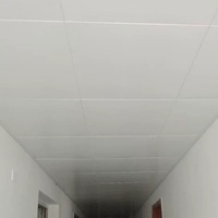 Panneau de plafond en aluminium intégré blanc mat, auto-adhésif, pour projets d'ingénierie médicale