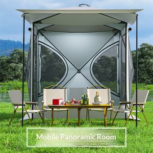 Tente arrière de voiture pour SUV, montage facile, portable, pour <span class=keywords><strong>camping</strong></span> en plein air, tente imperméable à double couche en TPU épaissi, quatre saisons - Product Image 4