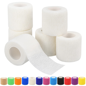 Bande de contention auto-adhésive élastique pour le sport, bande cohésive non-tissée pour chaussettes de football et matchs de soccer - Product Image 1