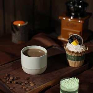 Керамическая кофейная чашка с логотипом под заказ, керамическая чашка в японском стиле, кунг-фу, без ручки, винтажная кружка для питья, керамическая чашка - Product Image 3