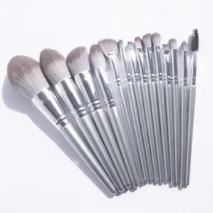 14pcs Handmade Makeup Brush High Gloss Powder Blush Makeup Brushes Set Cosmetic Brushes