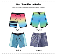 Short de surf pour hommes, en tissu noir, imperméable, maillot de bain, Design personnalisé, nouvelle collection