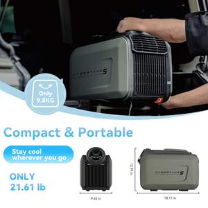 <span class=keywords><strong>Climatiseur</strong></span> portable Cybertake 12V 24V mini <span class=keywords><strong>mobile</strong></span> à onduleur tout-en-un pour camping, tente et véhicule - Product Image 4