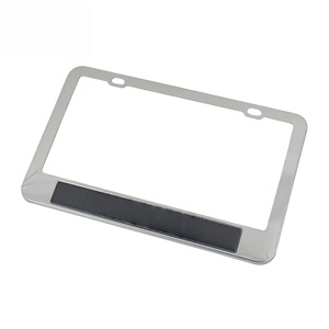 Marco para Placa de Matrícula de Motocicleta, Directo de Fábrica, Tanzania, Acero Inoxidable, con Emblema Adhesivo Epóxico - Product Image 4