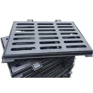 Square Round Sewer Drain Lid Ductile Cast Iron Manhole Covers Manhole Cover Cast Iron