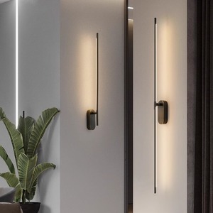 Minimalist Linear Wall Lamp Led <b>Light</b> 60Cm For Bedroom <b>Corridor</b> Background Lighting - Product Image 2
