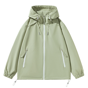 Chaqueta Impermeable de Dos Piezas con Logotipo Personalizado, Chaqueta de Montaña Cortavientos para Invierno, Chaqueta Cómoda y Fresca con Diseño de Paneles - Product Image 4