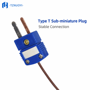 Cable Termoeléctrico Tipo T TT-T-24-SLE, Conector Mini, Sonda <span class=keywords><strong>de</strong></span> Sensor <span class=keywords><strong>de</strong></span> <span class=keywords><strong>Temperatura</strong></span> con Aislamiento PFA, <span class=keywords><strong>Aplicación</strong></span> Criogénica, OEM/ODM, IP65 - Product Image 2