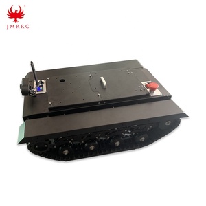 JMRRC Робот Танк TK50 <span class=keywords><strong>Smart</strong></span> <span class=keywords><strong>RC</strong></span> Роботизированный гусеничный бак дистанционный автомобиль 50 кг нагрузка резиновые гусеницы металлический бак шасси DC бесщеточный двигатель - Product Image 2