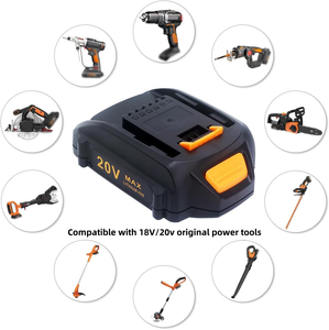 Worxs 18V Battery Pack WA3525 batterie cilindriche sostitutive agli ioni di litio per utensili Cordless WA3520 - Product Image 6