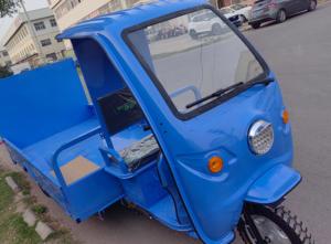Véhicule électrique à trois roues en promotion : <span class=keywords><strong>Tricycle</strong></span> cargo avec cabine conducteur et capacité de charge de 600 kg - Product Image 2