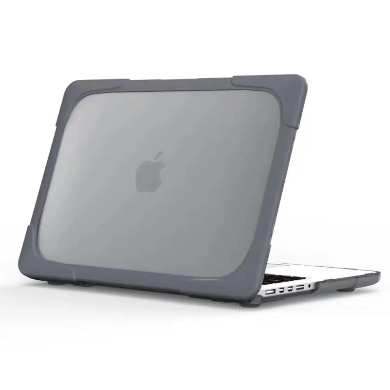 Penutup Laptop 16 Inci Tahan Guncangan Keras Lapisan Ganda untuk Casing MacBook Pro M1 16 Inci A2141 dengan Dudukan