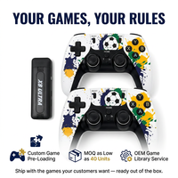 X8 Ultra Game Stick 4K avec manette sans fil rechargeable 2.4G, Plug and Play, console de jeux rétro 50000 jeux, Consola De Juegos