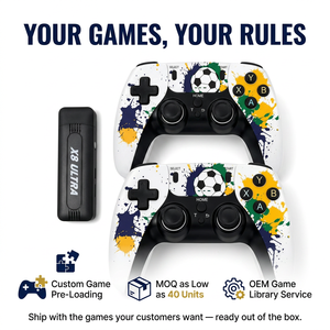 X8 Ultra Game Stick 4K con Controller Wireless Ricaricabile 2.4G, Plug and Play, Console per 50000 Videogiochi Retro - Product Image 2