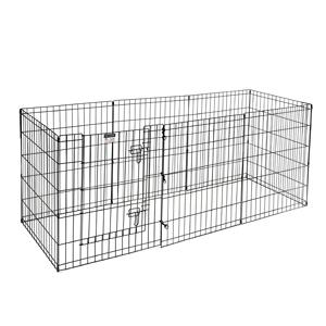 Chuồng chó di động - Chuồng tập thể dục bằng kim loại gấp gọn cho chó con với 8 tấm panel 24x30 inch - Chuồng trong nhà/ngoài trời có cửa dành cho chó - Product Image 4