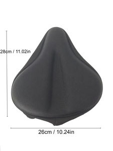 Funda de sillín Universal de espuma viscoelástica para bicicleta, asiento suave, absorción de impactos, funda gruesa para asiento de bicicleta - Product Image 3