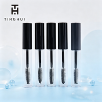 Flacon de sérum pour cils vide personnalisé de luxe, coloré, avec brosse, 10 ml, tubes de mascara avec applicateur pour cils
