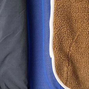 Design personnalisé couleur unie Sherpa polaire respirant veste écologique pour adultes col montant fermeture éclair lâche automne saison Plus - Product Image 3