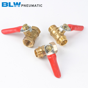 مقبض أحمر بخيط BSPT! صمام 1.0mpa يعمل بالضغط اليدوي قابل للتخصيص لأنظمة المياه/الغاز OEM - Product Image 6