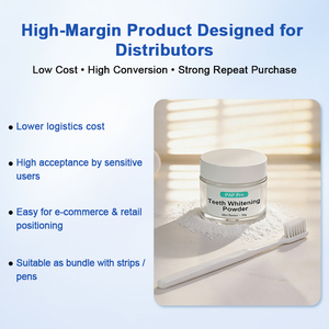 Luxsmile Vente en gros Marque privée Soins bucco-dentaires naturels à base de plantes Éliminer les taches Poudre dentaire organique pour blanchir les dents - Product Image 6