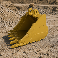Bucket Excavator Tugas Berat yang Diperkuat 30-40 Ton untuk Penggalian Batu dan Pertambangan, Cocok untuk Semua Merek Excavator Utama