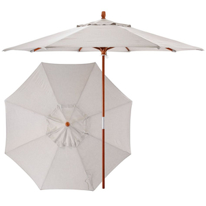 <span class=keywords><strong>Parasol</strong></span> de jardin extérieur Premier Large <span class=keywords><strong>Parasol</strong></span> en <span class=keywords><strong>bois</strong></span> de haute qualité avec design traditionnel en polyester - Product Image 2