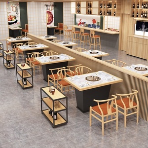 Tables, chaises, canapés et ensemble barbecue de style nordique pour restaurants occidentaux, hôtels et traiteurs sur mesure - Modèle JMS298 - Product Image 4