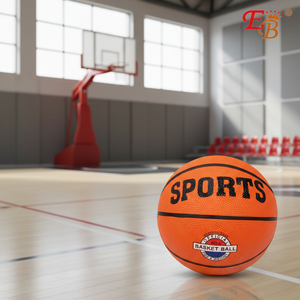 Ufficiale 7 #   Pallone da Basket Misura 5, 48pz/Confezione, Logo Personalizzato, Materiale in Pelle PU per Uso Interno, Modello 80504 - Product Image 3
