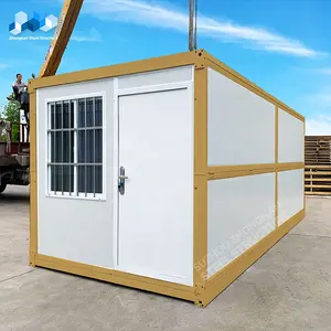 Zhongnan 20ft 40ft prefabrik ev ucuz satılık prefabrik evler katlanabilir genişletilebilir katlanabilir katlanır konteyner ev