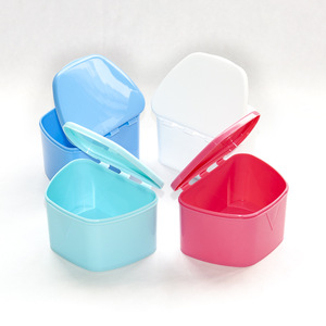 HUIYA <b>Denture</b> Case Plastic Storage <b>Box</b> For Teeth Orthodontic Retainer Care - Product Image 5