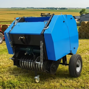 Machine de ramassage et d'emballage de fourrage tout-en-un autopropulsée à moteur pour pailles de maïs et de blé - Product Image 1