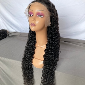 Peluca Frontal Rizada con Encaje Transparente, Nudos Pequeños, Grado 11A, Alta Calidad, Alta Densidad, Peluca Frontal Completa, Peluca de Ensueño, Cabello Rizado Español - Product Image 3