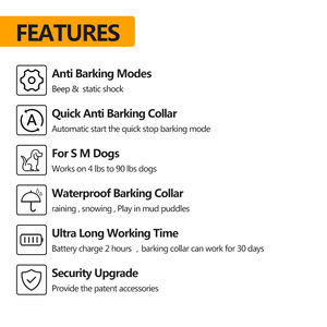 <span class=keywords><strong>Collar</strong></span> de entrenamiento para perros 2023, collares ajustables para mascotas, dispositivo antiladridos de alta calidad para perros, alarma con Sensor con ladridos de perros - Product Image 4