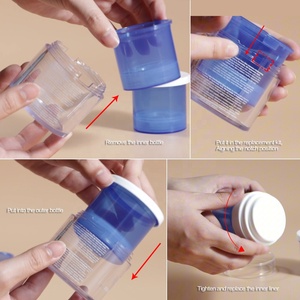 Chai đựng mỹ phẩm tròn bằng nhựa acrylic thân thiện với môi trường, dung tích 30g/50ml, không chứa chất lỏng, dùng cho kem dưỡng da mặt - Product Image 3