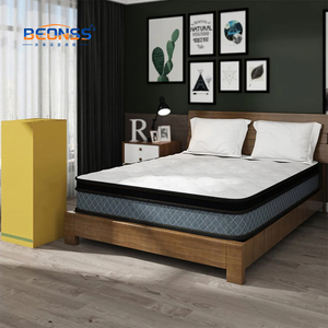 Colchón <span class=keywords><strong>Enro</strong></span> Furniture con Cubierta de Espuma Viscoelástica y Espuma de Alta Densidad para Uso en Hoteles y Dormitorios, Colchón en Caja - Product Image 1